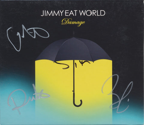 JIMMY EAT WORLD SIGNED DAMAGE CD COVER