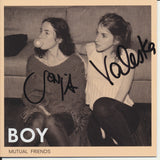 BOY DUO SIGNED MUTUAL FRIENDS CD COVER VALESKA STEINER & SONJA GLASS