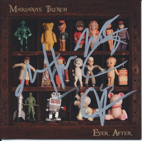 MARIANAS TRENCH SIGNED EVER AFTER CD COVER