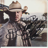 JASON ALDEAN SIGNED NIGHT TRAIN CD COVER