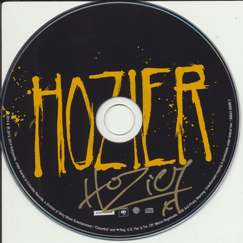 HOZIER SIGNED CD DISK