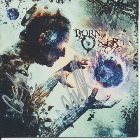 BORN OF OSIRIS SIGNED TOMORROW WE DIE ALIVE CD COVER