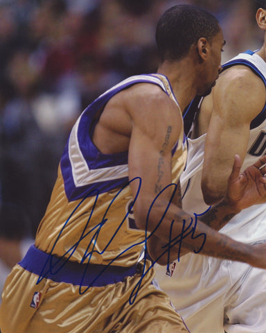 QUINCY DOUBY SIGNED SACRAMENTO KINGS 8X10 PHOTO