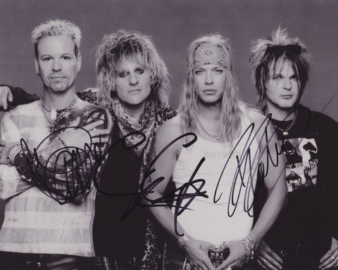 POISON SIGNED 8X10 PHOTO