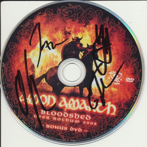 AMON AMARTH SIGNED SATURN RISING DVD DISK