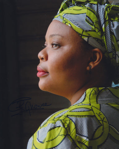 LEYMAH GBOWEE SIGNED 2011 NOBEL PEACE PRIZE LAUREATE 8X10 PHOTO 2