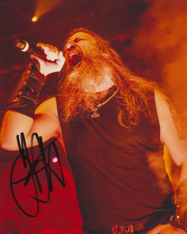 JOHAN HEGG SIGNED AMON AMARTH 8X10 PHOTO 4