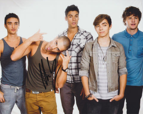 MAX GEORGE SIGNED THE WANTED 8X10 PHOTO 2
