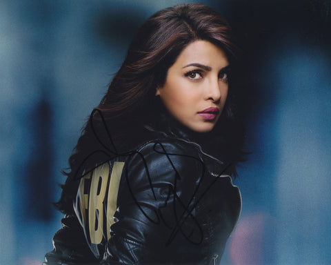 PRIYANKA CHOPRA SIGNED QUANTICO 8X10 PHOTO 3