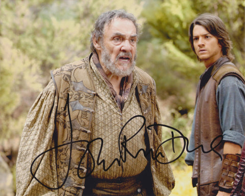 JOHN RHYS-DAVIES SIGNED ONCE UPON A TIME 8X10 PHOTO
