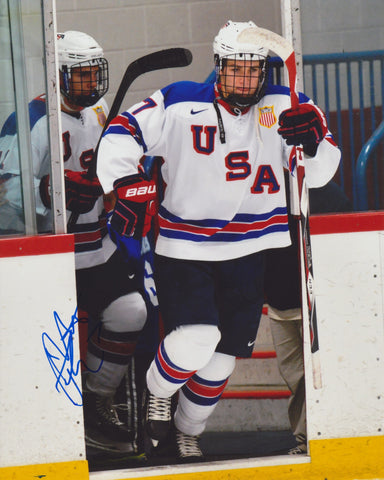 MATTHEW TKACHUK SIGNED TEAM USA 8X10 PHOTO