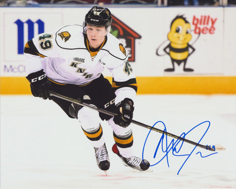 MAX JONES SIGNED LONDON KNIGHTS 8X10 PHOTO