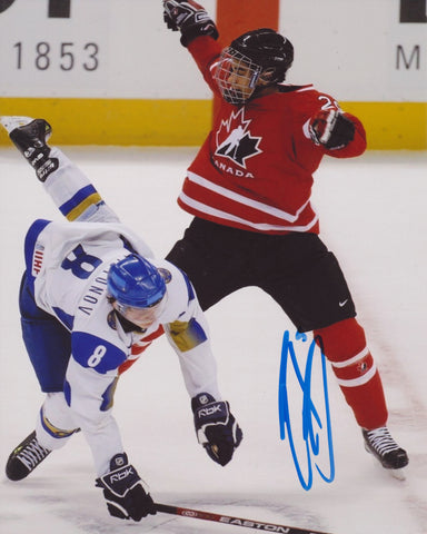 EVANDER KANE SIGNED TEAM CANADA 8X10 PHOTO