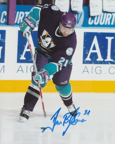 DAN BYLSMA SIGNED ANAHEIM DUCKS 8X10 PHOTO