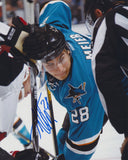 TIMO MEIER SIGNED SAN JOSE SHARKS 8X10 PHOTO