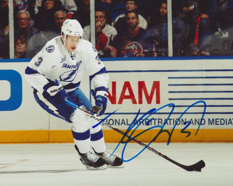 KEITH AULIE SIGNED TAMPA BAY LIGHTNING 8X10 PHOTO 2