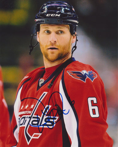 DENNIS WIDEMAN SIGNED WASHINGTON CAPITALS 8X10 PHOTO 2