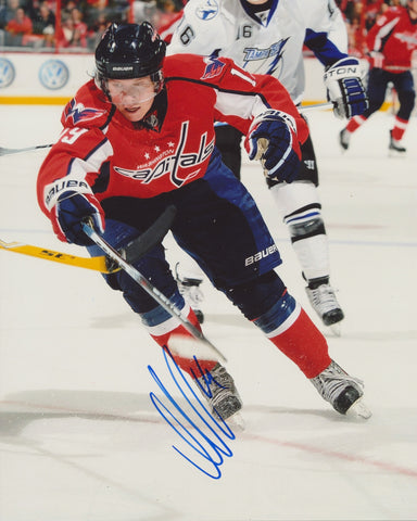 NICKLAS BACKSTROM SIGNED WASHINGTON CAPITALS 8X10 PHOTO 2