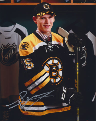 JEREMY LAUZON SIGNED BOSTON BRUINS 8X10 PHOTO