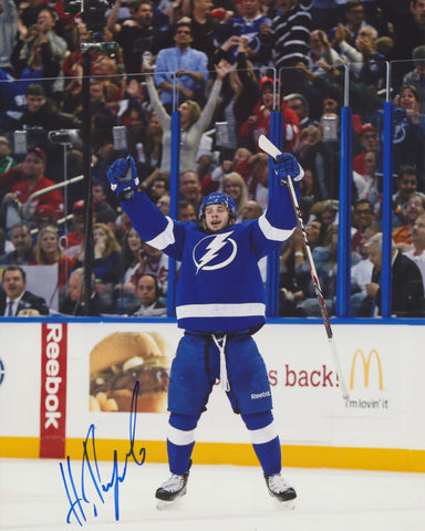 NIKITA KUCHEROV SIGNED TAMPA BAY LIGHTNING 8X10 PHOTO