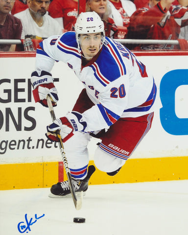 CHRIS KREIDER SIGNED NEW YORK RANGERS 8X10 PHOTO