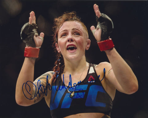 JOANNE CALDERWOOD SIGNED UFC 8X10 PHOTO 3