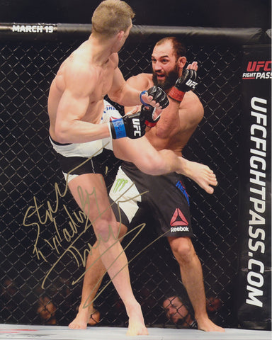 STEPHEN 'WONDERBOY' THOMPSON SIGNED UFC 8X10 PHOTO 2