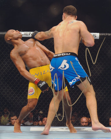 CHRIS WEIDMAN SIGNED UFC 8X10 PHOTO