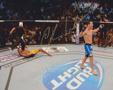 CHRIS WEIDMAN SIGNED UFC 8X10 PHOTO 7