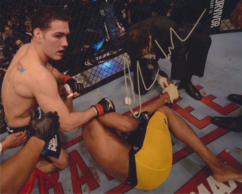 CHRIS WEIDMAN SIGNED UFC 8X10 PHOTO 13