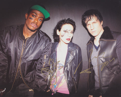 ATARI TEENAGE RIOT SIGNED 8X10 PHOTO