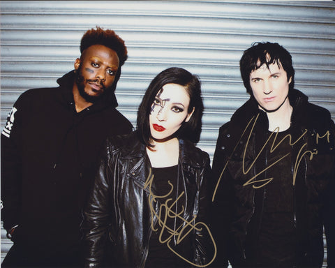 ATARI TEENAGE RIOT SIGNED 8X10 PHOTO 2