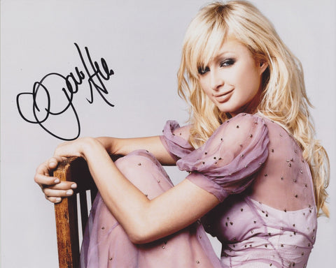 PARIS HILTON SIGNED 8X10 PHOTO 11