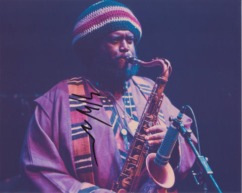 KAMASI WASHINGTON SIGNED 8X10 PHOTO 5