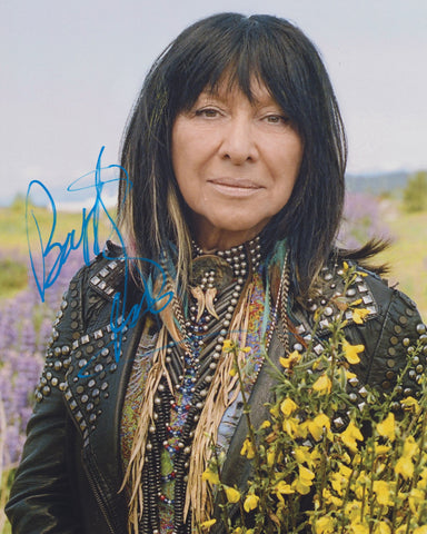 BUFFY SAINTE-MARIE SIGNED 8X10 PHOTO 6