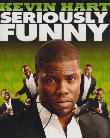 KEVIN HART SIGNED SERIOUSLY FUNNY 8X10 PHOTO