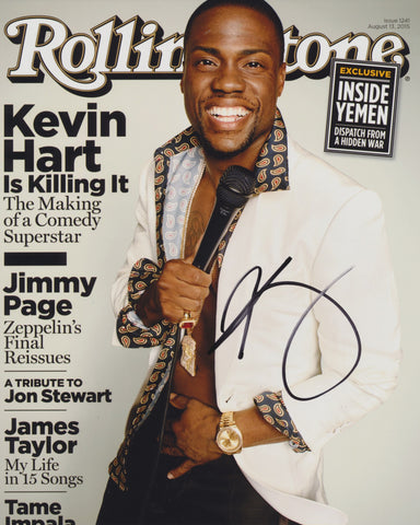 KEVIN HART SIGNED ROLLING STONE 8X10 PHOTO