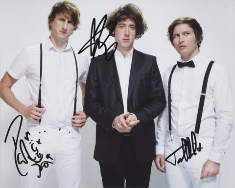 THE WOMBATS SIGNED 8X10 PHOTO