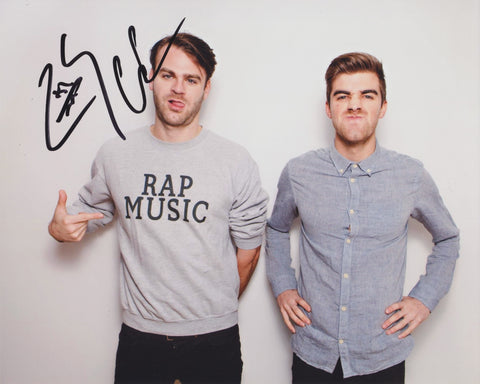 THE CHAINSMOKERS SIGNED 8X10 PHOTO 3