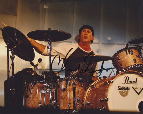 CHAD SMITH SIGNED RED HOT CHILI PEPPERS 8X10 PHOTO 6