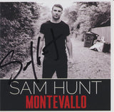 SAM HUNT SIGNED MONTEVALLO CD COVER