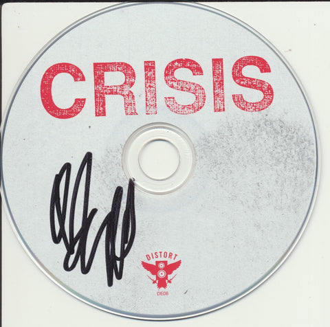 DALLAS GREEN SIGNED ALEXISONFIRE CRISIS CD DISK