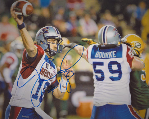 JONATHAN CROMPTON SIGNED MONTREAL ALOUETTES 8X10 PHOTO 2