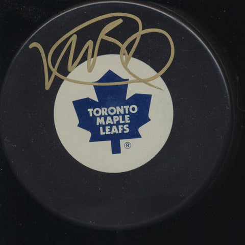 MIKE BABCOCK SIGNED TORONTO MAPLE LEAFS PUCK