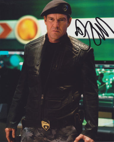 DENNIS QUAID SIGNED G.I. JOE: RISE OF THE COBRA 8X10 PHOTO