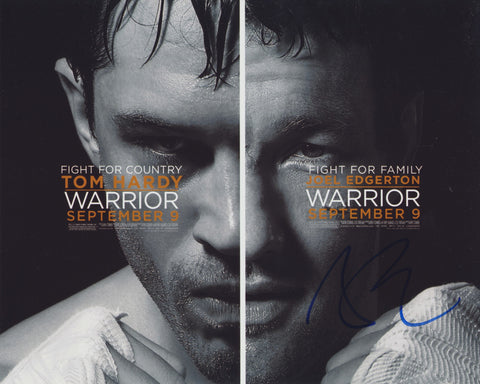 JOEL EDGERTON SIGNED WARRIOR 8X10 PHOTO
