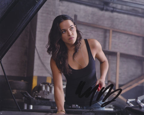 MICHELLE RODRIGUEZ SIGNED THE FAST AND THE FURIOUS 8X10 PHOTO 2