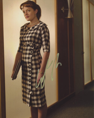ELISABETH MOSS SIGNED MAD MEN 8X10 PHOTO 2