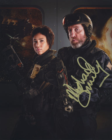 MICHAEL SMILEY SIGNED DR WHO 8X10 PHOTO