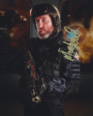 MICHAEL SMILEY SIGNED DR WHO 8X10 PHOTO 2